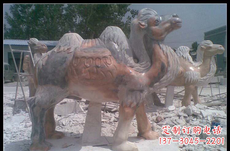 安阳公园动物骆驼石雕222