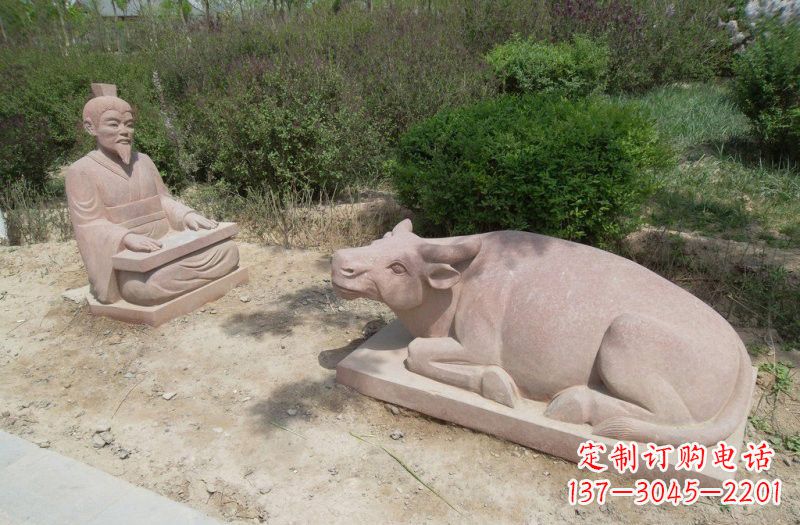 安阳公园对牛弹琴石雕