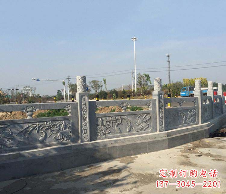 安阳公园仿古石栏板景观石雕 (4)