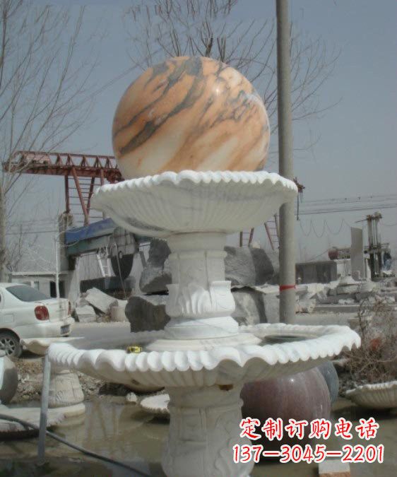 安阳公园风水球石雕