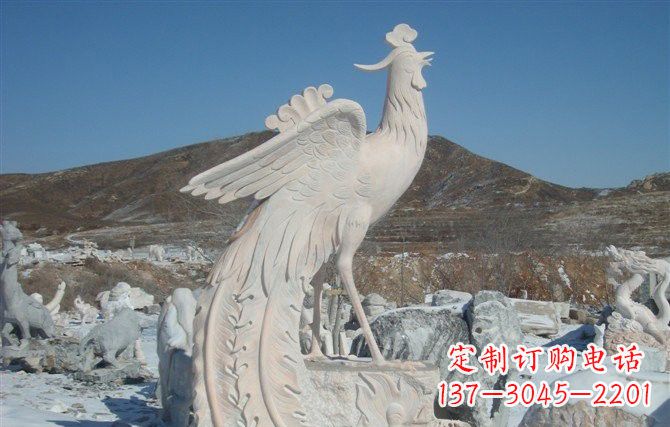 安阳公园凤凰石雕
