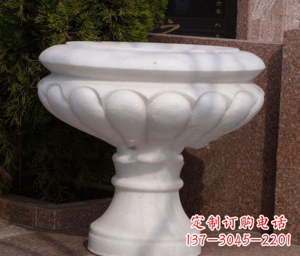 安阳公园汉白玉花盆石雕