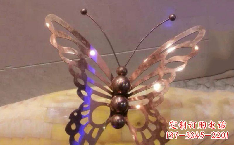 安阳高品质不锈钢蝴蝶雕塑