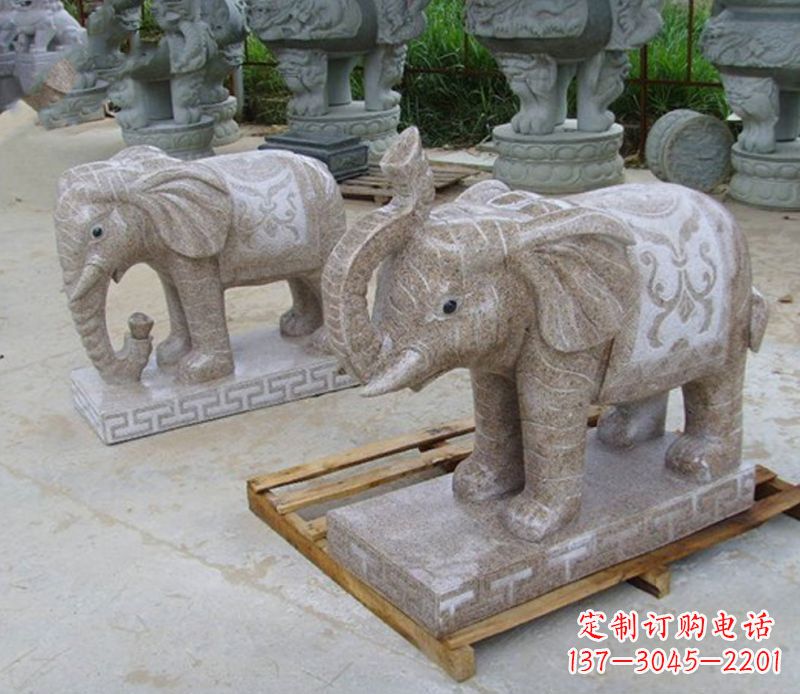 安阳精美大象雕塑