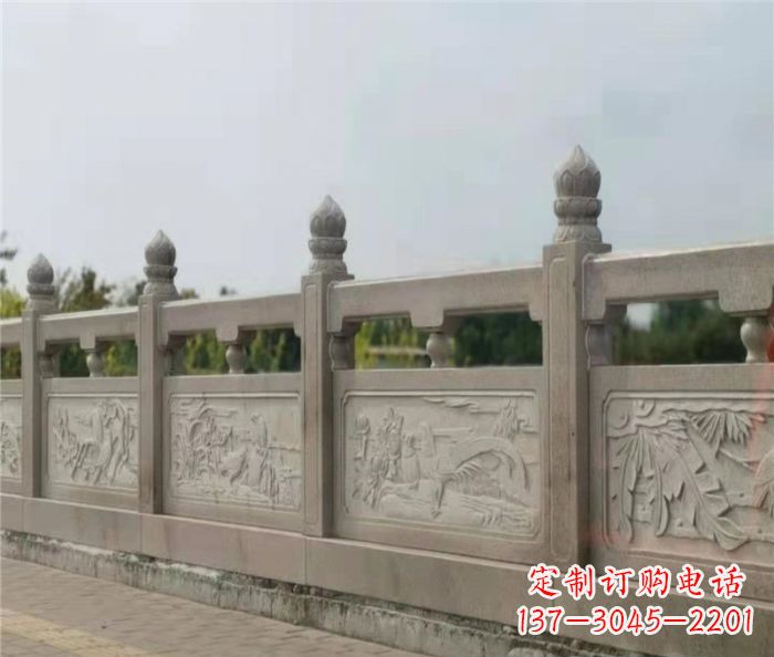 安阳泰山大理石浮雕栏板雕塑