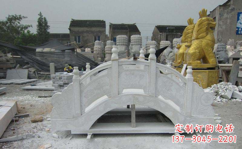 安阳精美的大理石拱桥雕塑