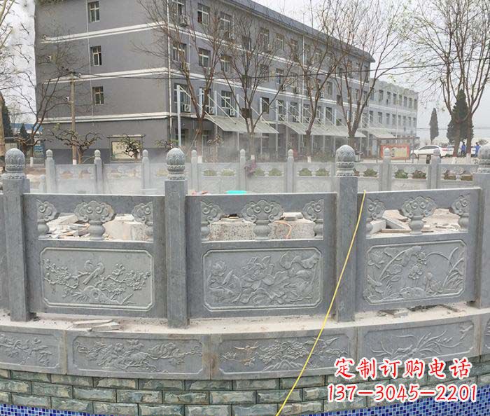 安阳公园景观大理石栏板雕塑
