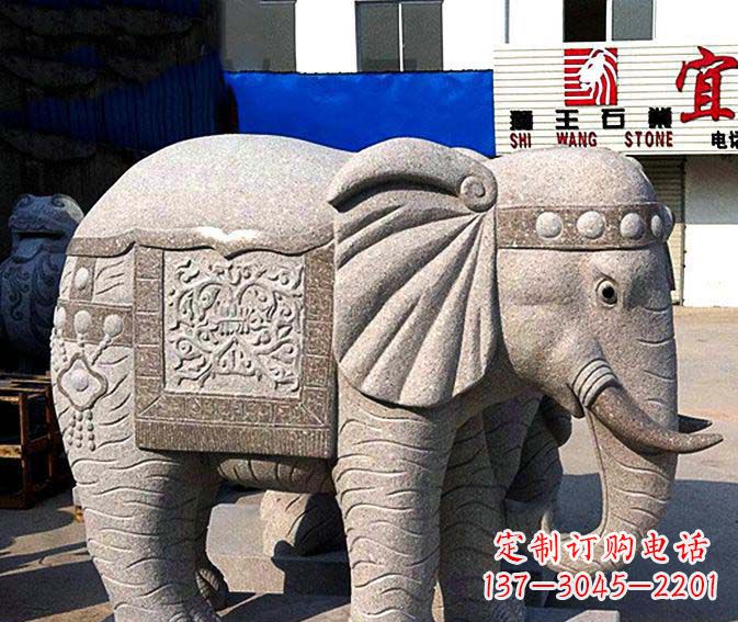 安阳高品质缅甸大象雕塑