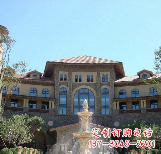 安阳定制欧式古典喷泉大理石雕塑