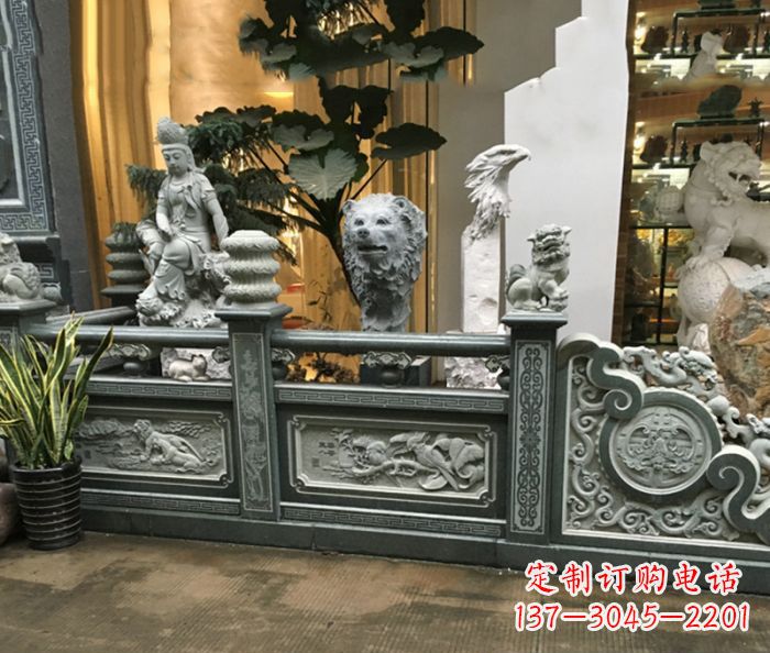 安阳精美仿古石栏板雕塑