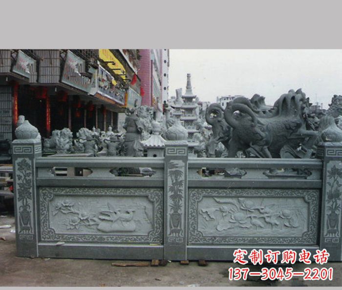 安阳高档仿古石栏板雕塑