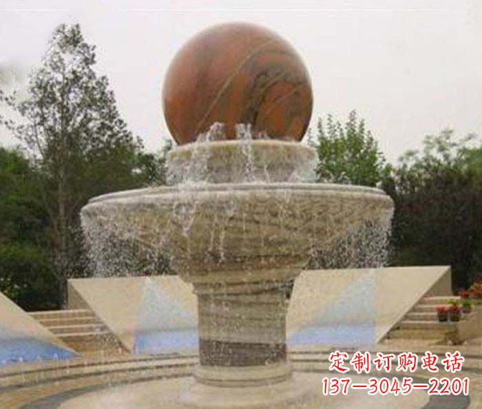 安阳精致禅意风水球雕塑
