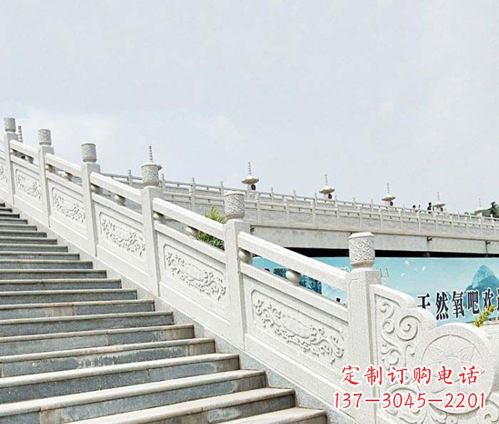 安阳精美绝伦的汉白玉石栏板雕塑