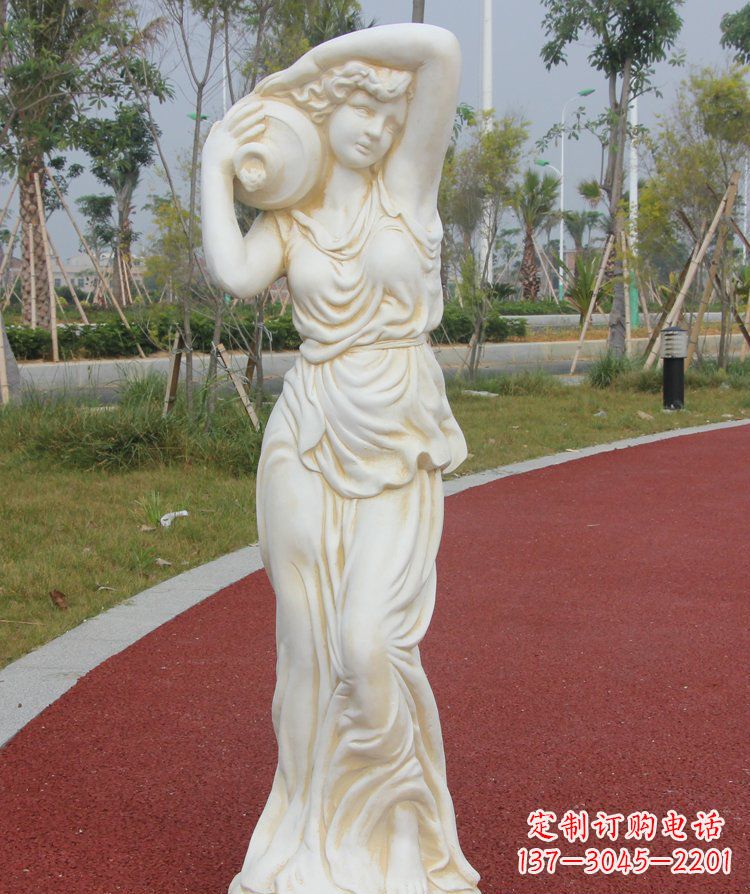 安阳传统仕女石质雕塑