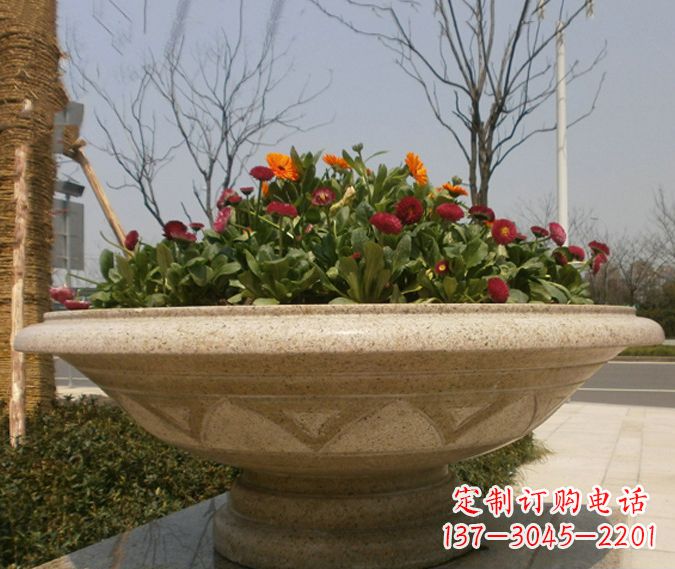 安阳中领雕塑花盆石雕
