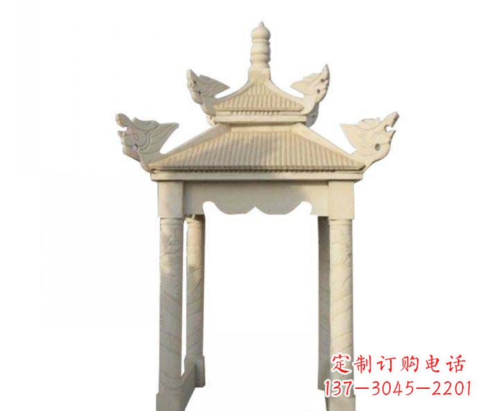 安阳高品质园林石雕凉亭