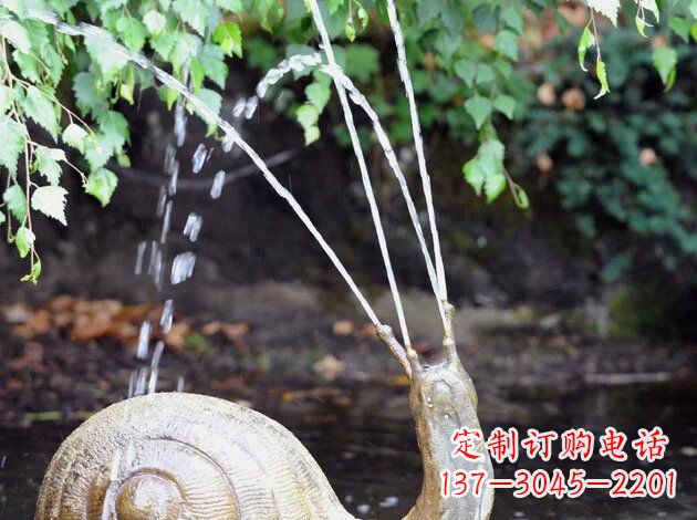 安阳中领雕塑精美的蜗牛铜雕塑