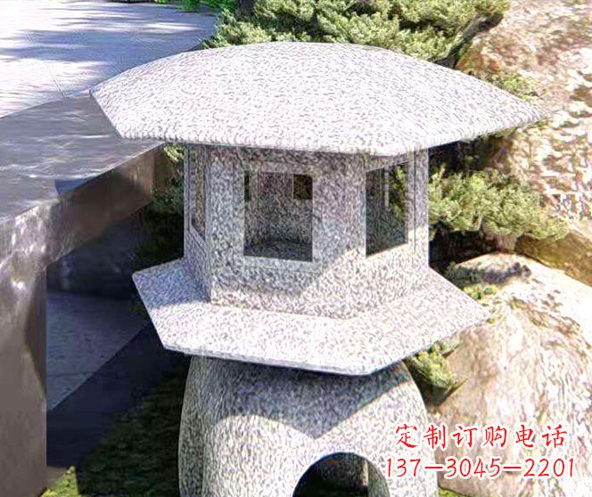 安阳石头雕塑灯——点亮公园之美