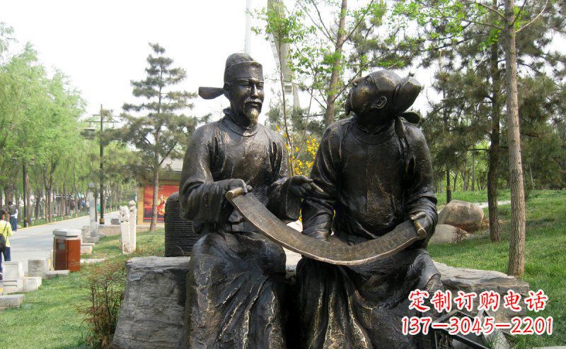 安阳传承经典，定制古典唐代人物小品铜雕