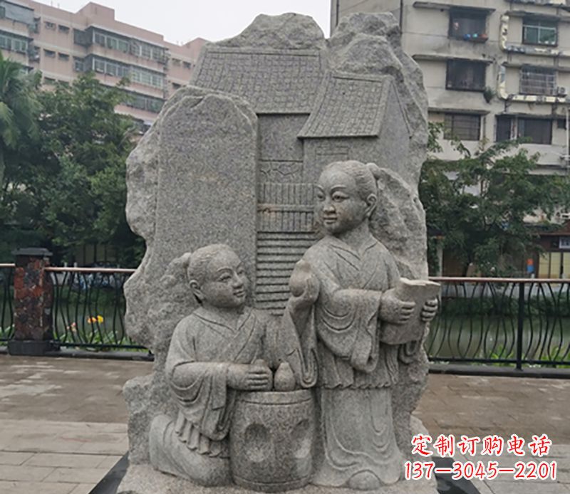 安阳高品质孔融让梨石雕