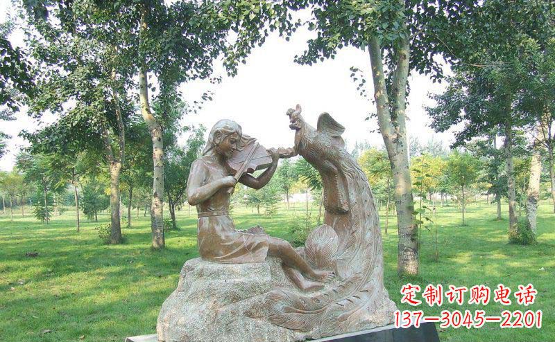安阳艺术精美的凤凰雕塑