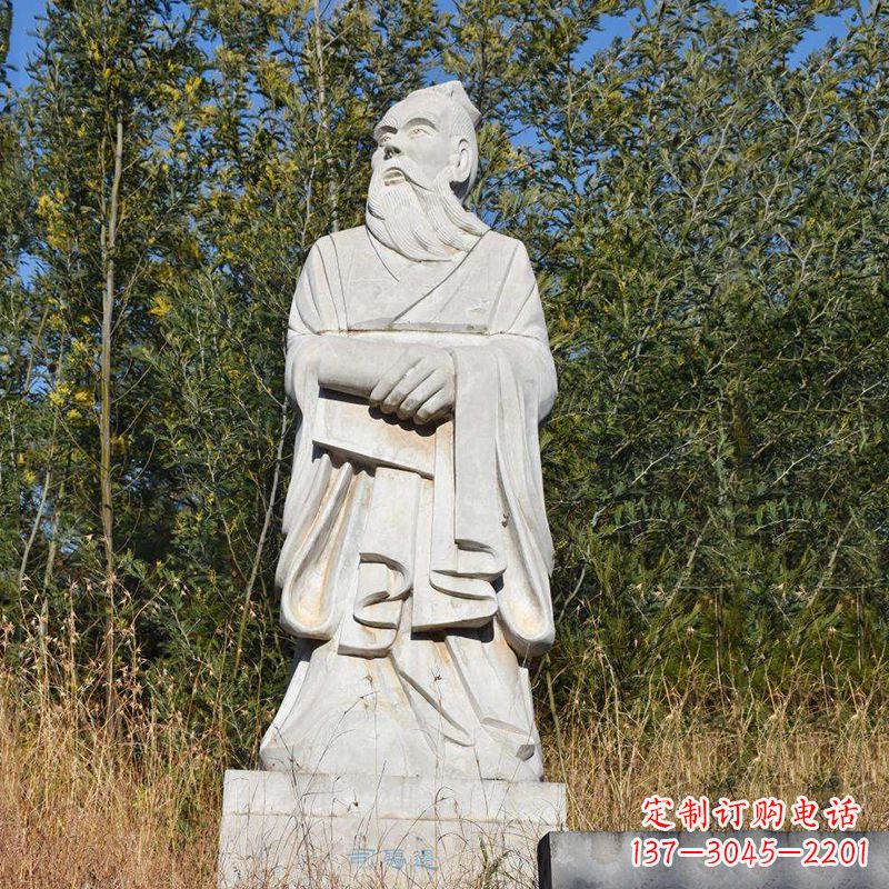 安阳以司马迁石雕塑展现古代名人