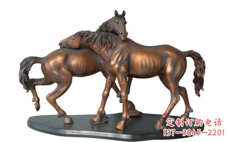安阳中领雕塑马蹄声响彻远方，马铜雕召唤勇士出征