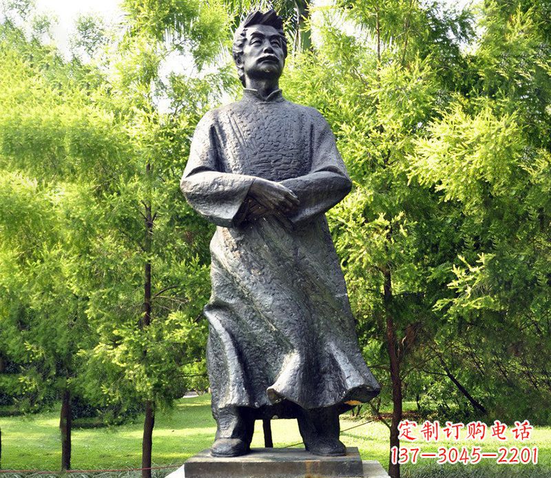 安阳精美鲁迅名人雕塑