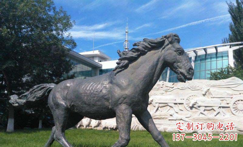 安阳马动物铜雕塑