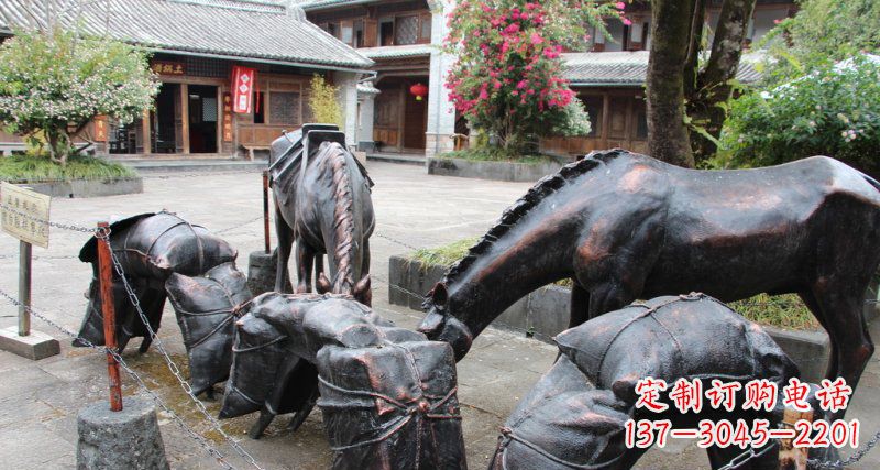 安阳中领雕塑定制的铜动物雕塑