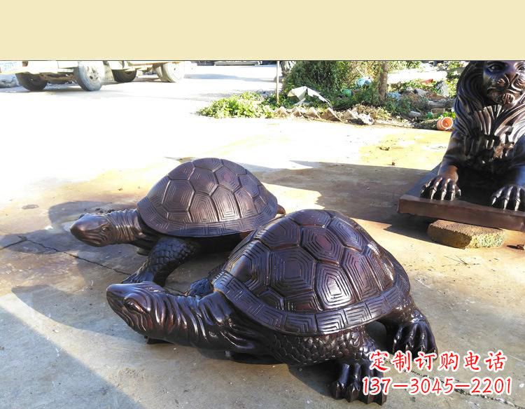 安阳温情乌龟铜雕