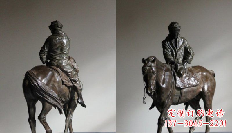 安阳产品名称骑马铜雕