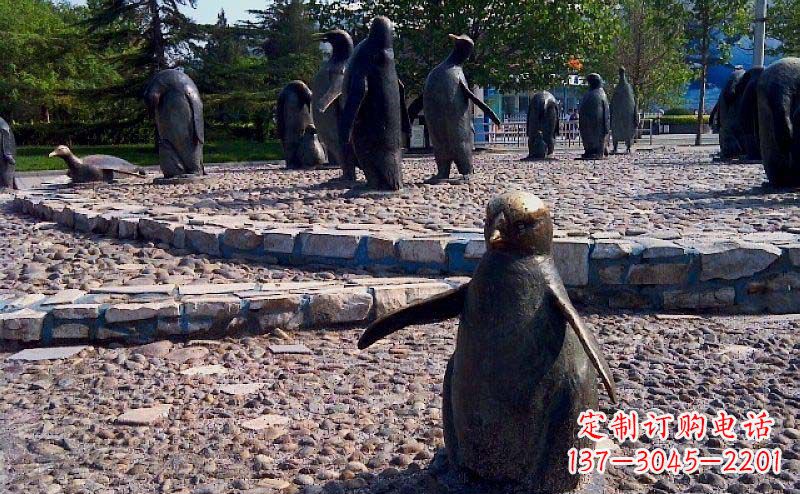 安阳企鹅动物铜雕