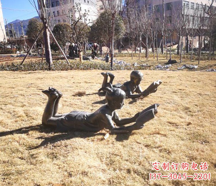 安阳精致的儿童仿铜雕塑