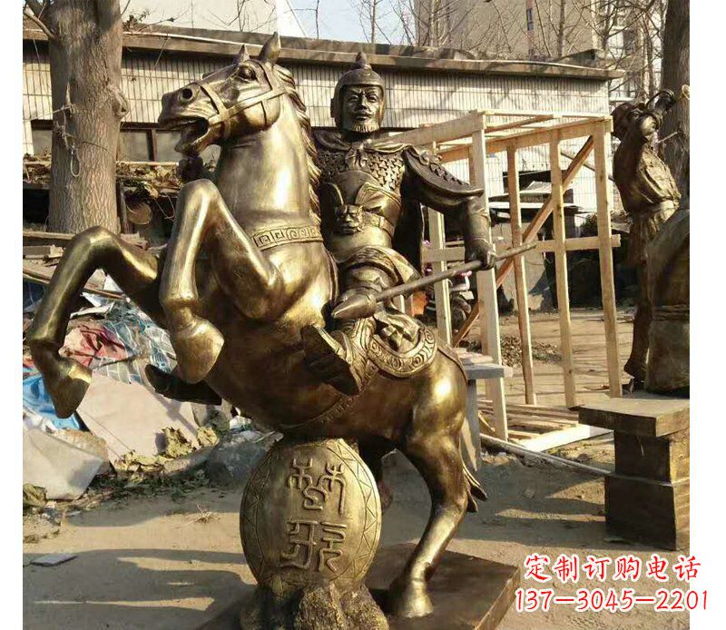 安阳高雅骑马雕塑