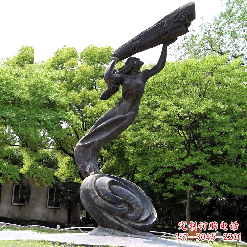 安阳精致精美的女娲补天雕塑
