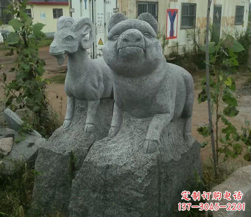 安阳优质动物猪石雕