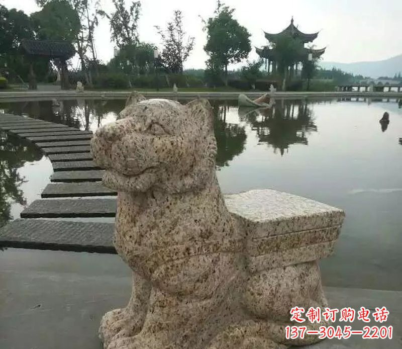 安阳中领雕塑—十二生肖石虎雕塑