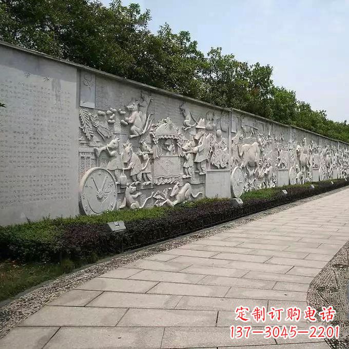 安阳领雕塑 | 十二生肖文化浮雕