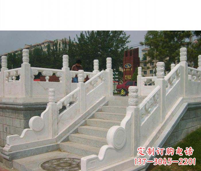 安阳精美大理石栏板雕塑