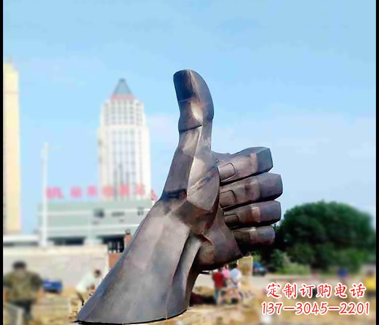 安阳高端精美大拇指铜雕