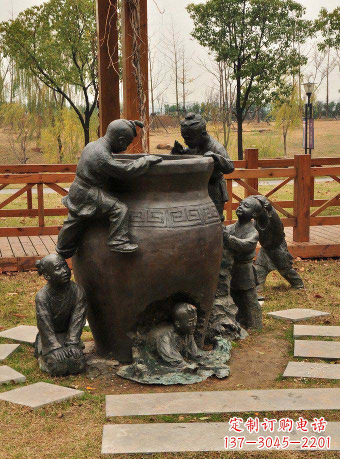 安阳司马光砸缸铜雕定制