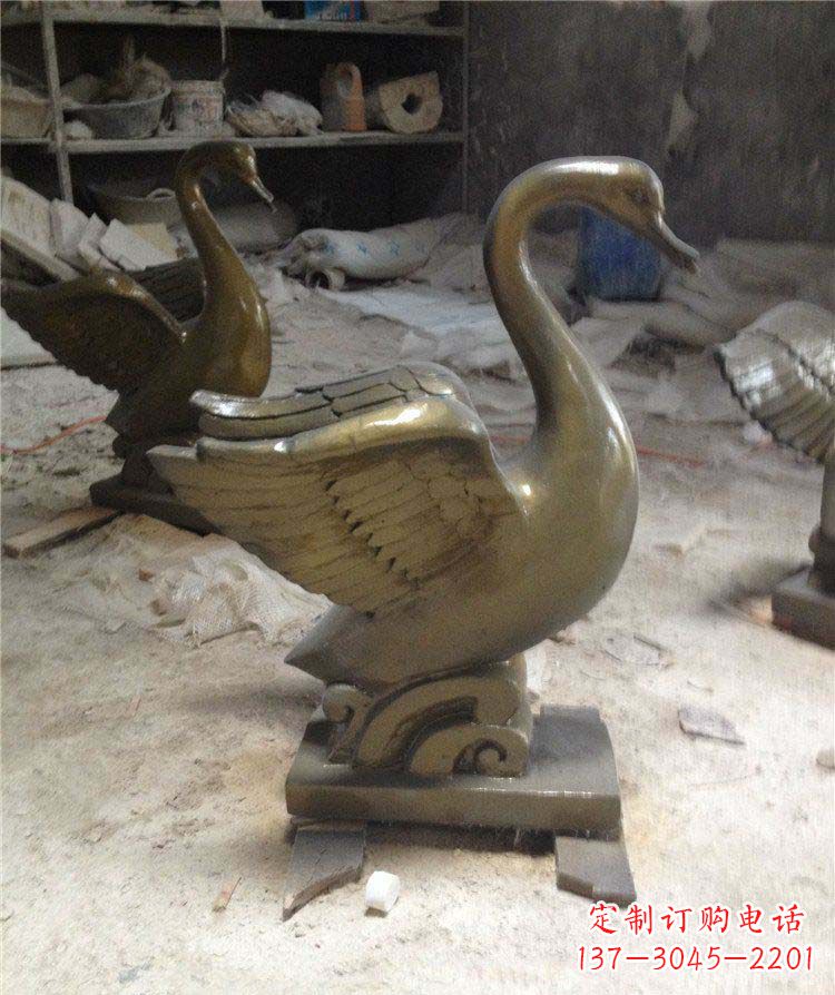 安阳中领雕塑 | 精美天鹅雕塑