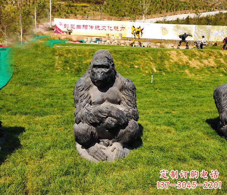 安阳高端铜制巨型大猩猩雕塑