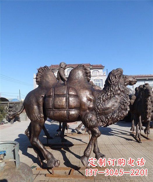 安阳高端铜骆驼雕塑定制