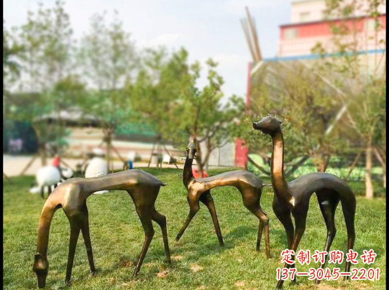 安阳艺术欣赏——梅花鹿雕塑