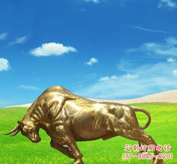 安阳精美黄铜动物雕塑