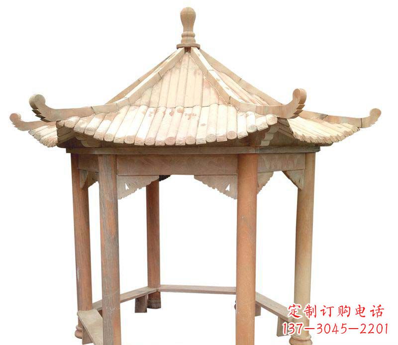 安阳精美六角凉亭雕塑