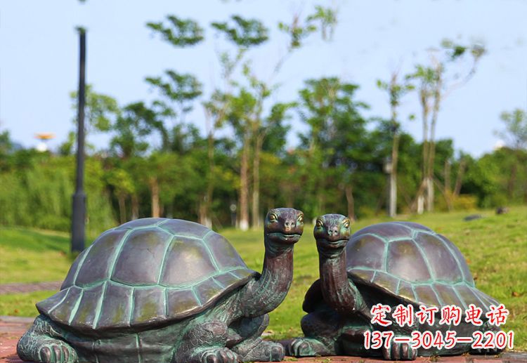 安阳中领雕塑别具特色的乌龟铜雕