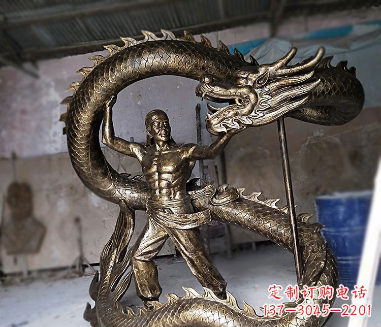 安阳高质量的文化艺术装饰铜雕龙雕塑